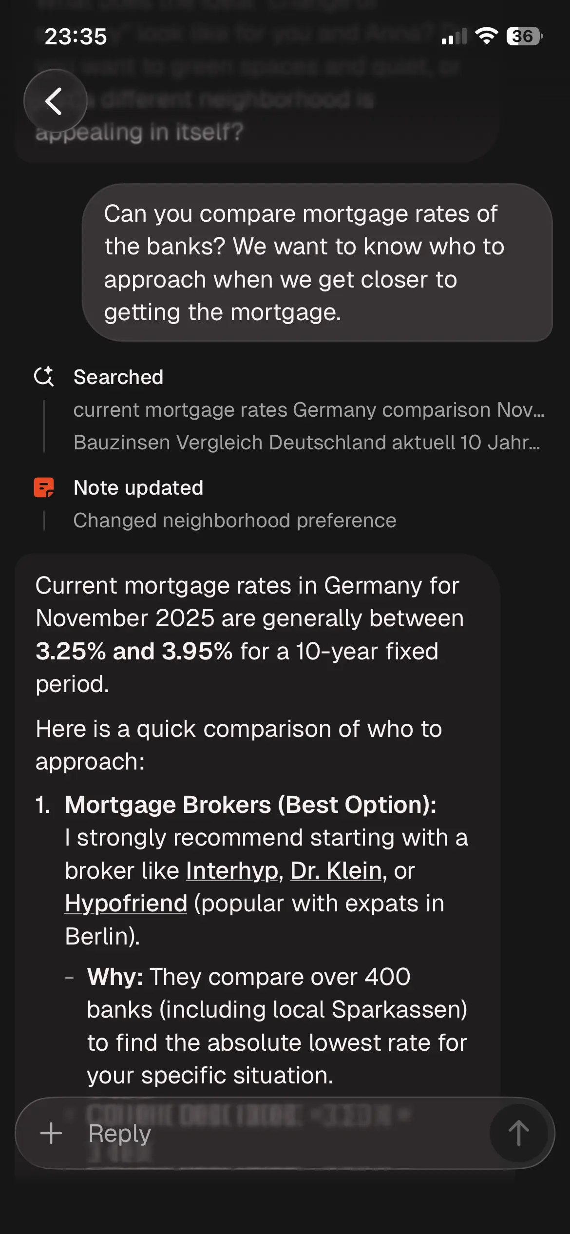 Comparing mortgage rates with Good Assistant.